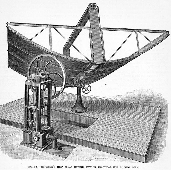 Ericsson's solar engine